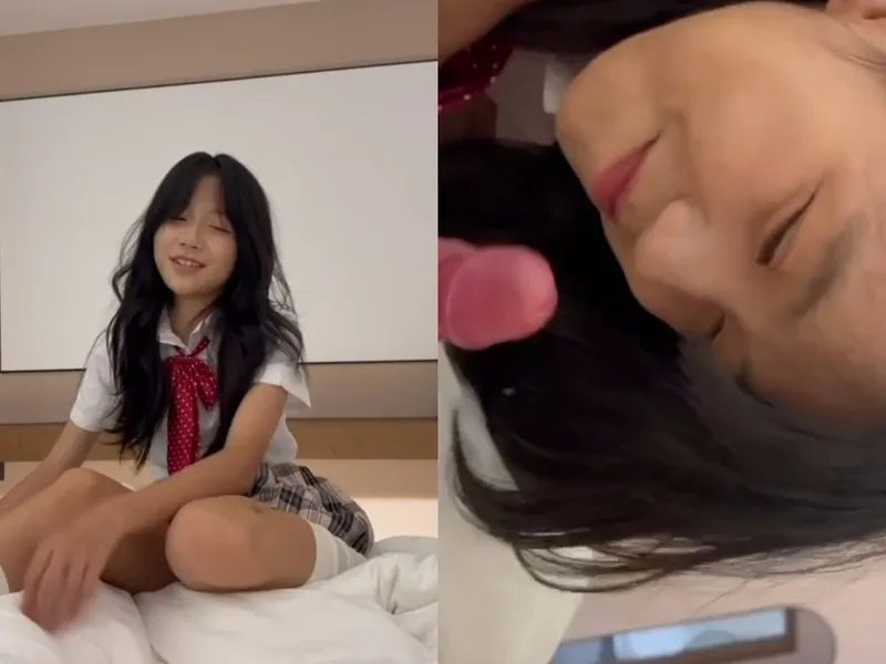 Em loli dễ thương mút cây hàng biến em thành con em đào dâm dục p1